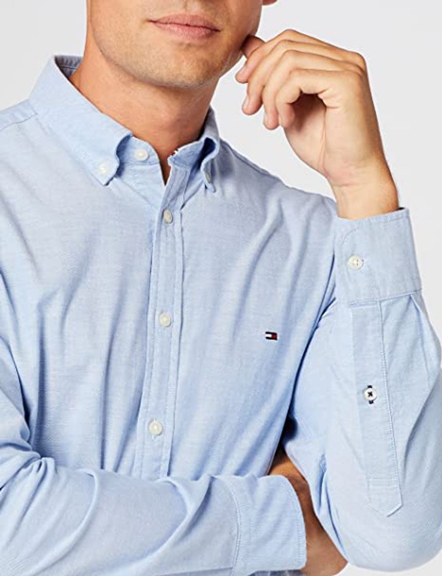 Producto Tommy Hilfiger Core Stretch Slim Poplin Shirt Camisa, Blanco