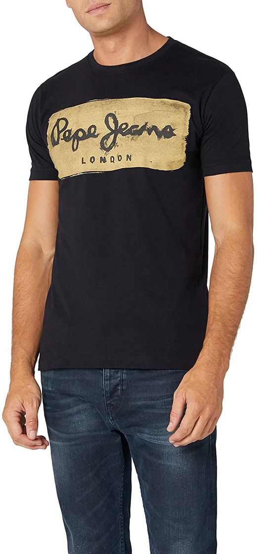 Producto Pepe Jeans Original Stretch PM501594 Camiseta, Negro