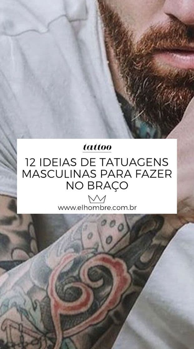 Moda Tatuagens masculinas: 12 ideias para uma tattoo no braço 