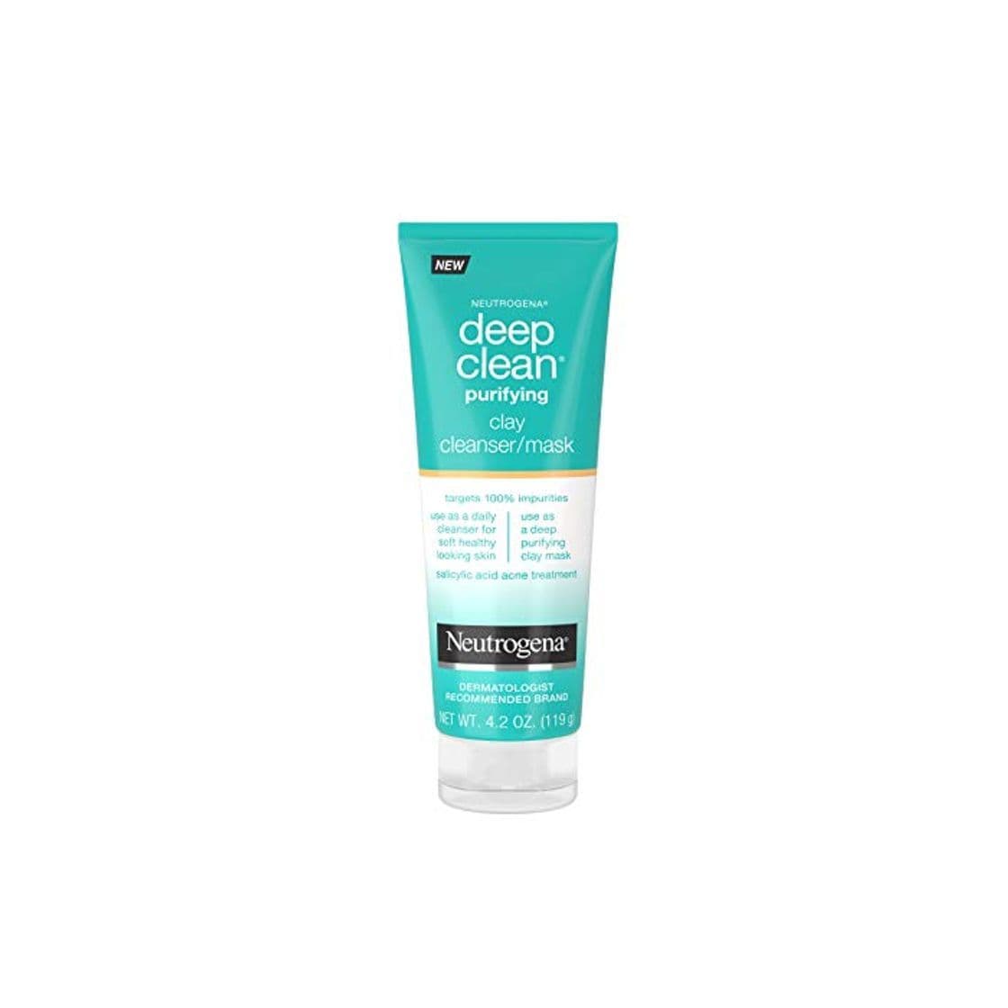 Producto Neutrogena Deep Clean Mask / Cleanser Purifying Clay 4.2 Ounce