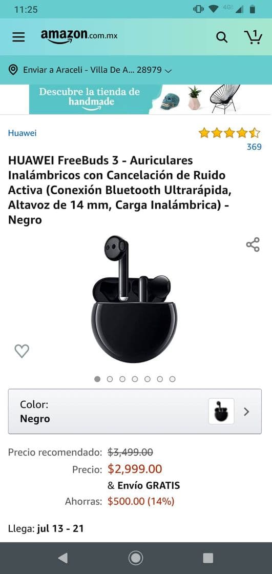 Producto Audifonos