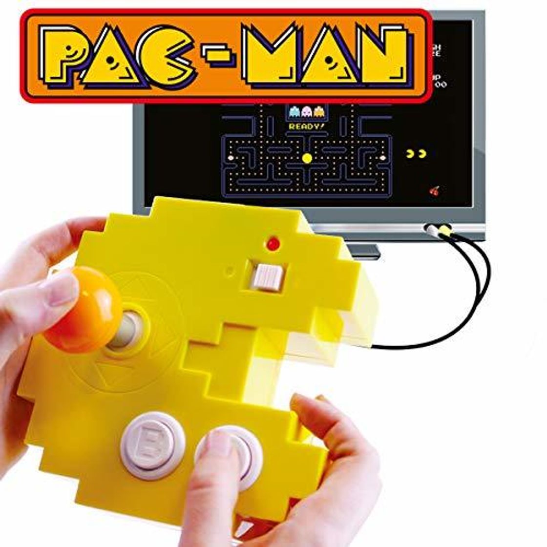 Producto Bandai – Pac-Man – Consola Amarilla Connect & Play