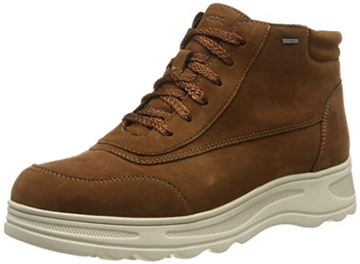 Fashion Geox D HOSMOS B ABX D, Botas Chukka para Mujer, Marrón