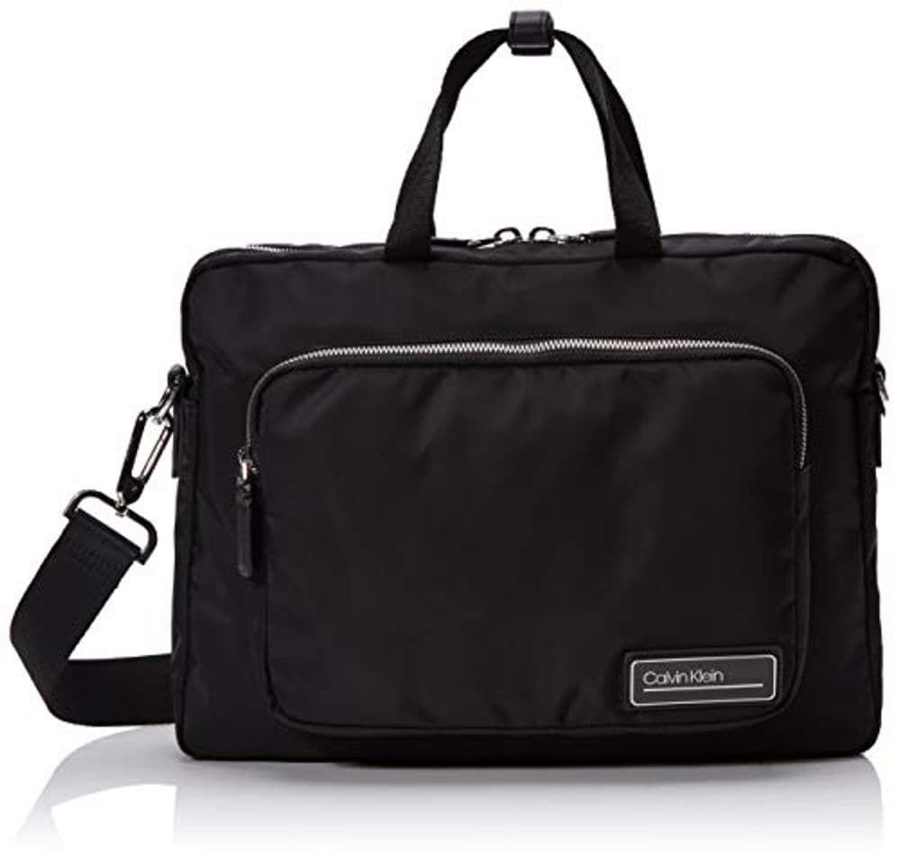 Moda Calvin Klein PRIMARY SLIM LAPTOP BAGHombreShoppers y bolsos de hombroNegro