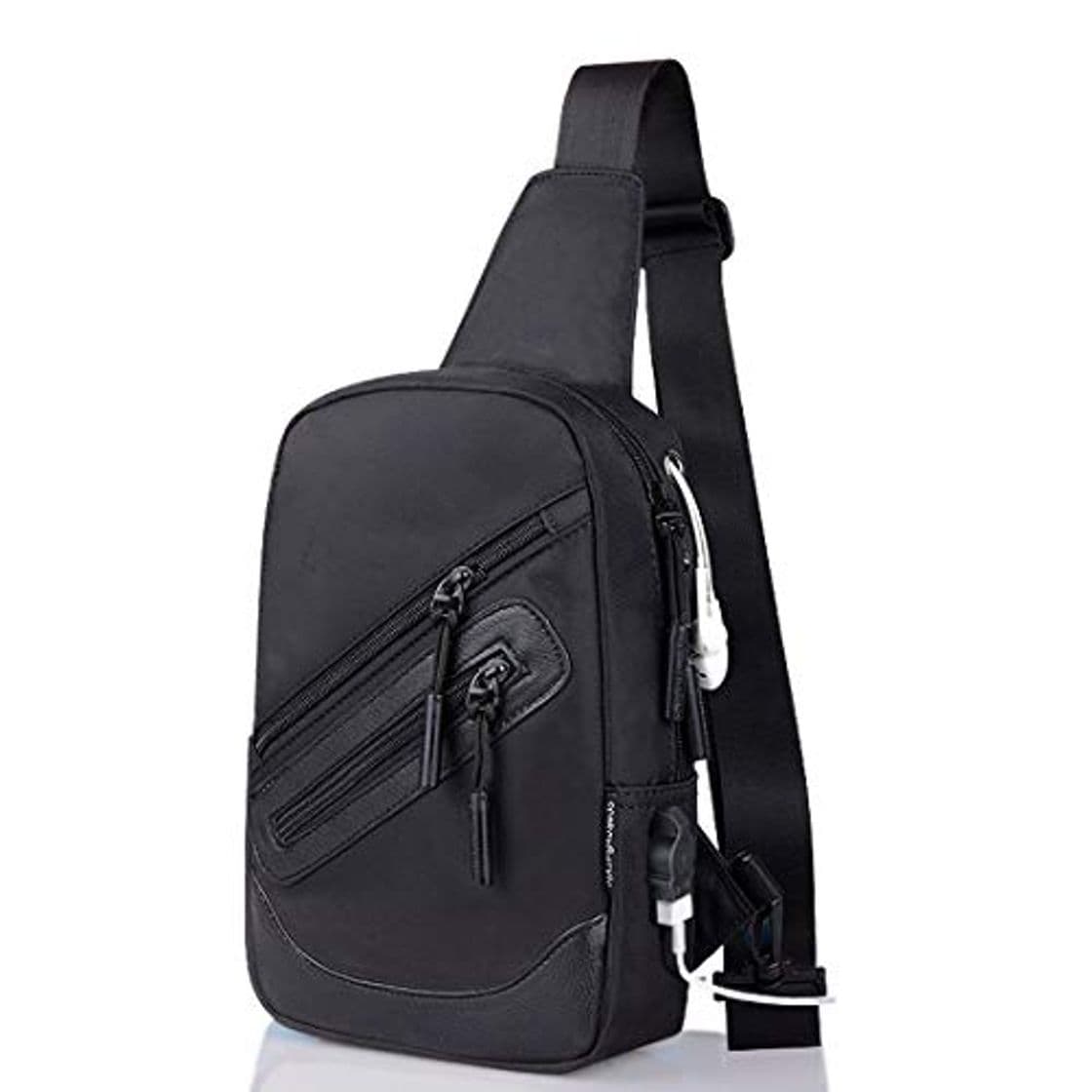 Moda DFV mobile - Mochila Bolso Bandolera Nylon Compatible con Ebook, Tablet y