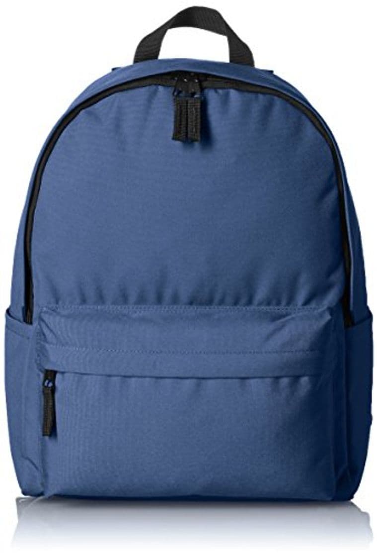 Moda AmazonBasics, Mochila de estilo clásico, Azul