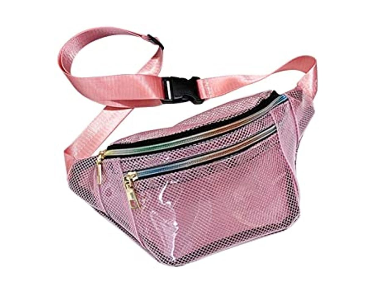 Moda TENDYCOCO Bolso de la cintura Lentejuelas Moda Carta Fanny Pack Bolsa de pecho para niños Mujeres Hombres