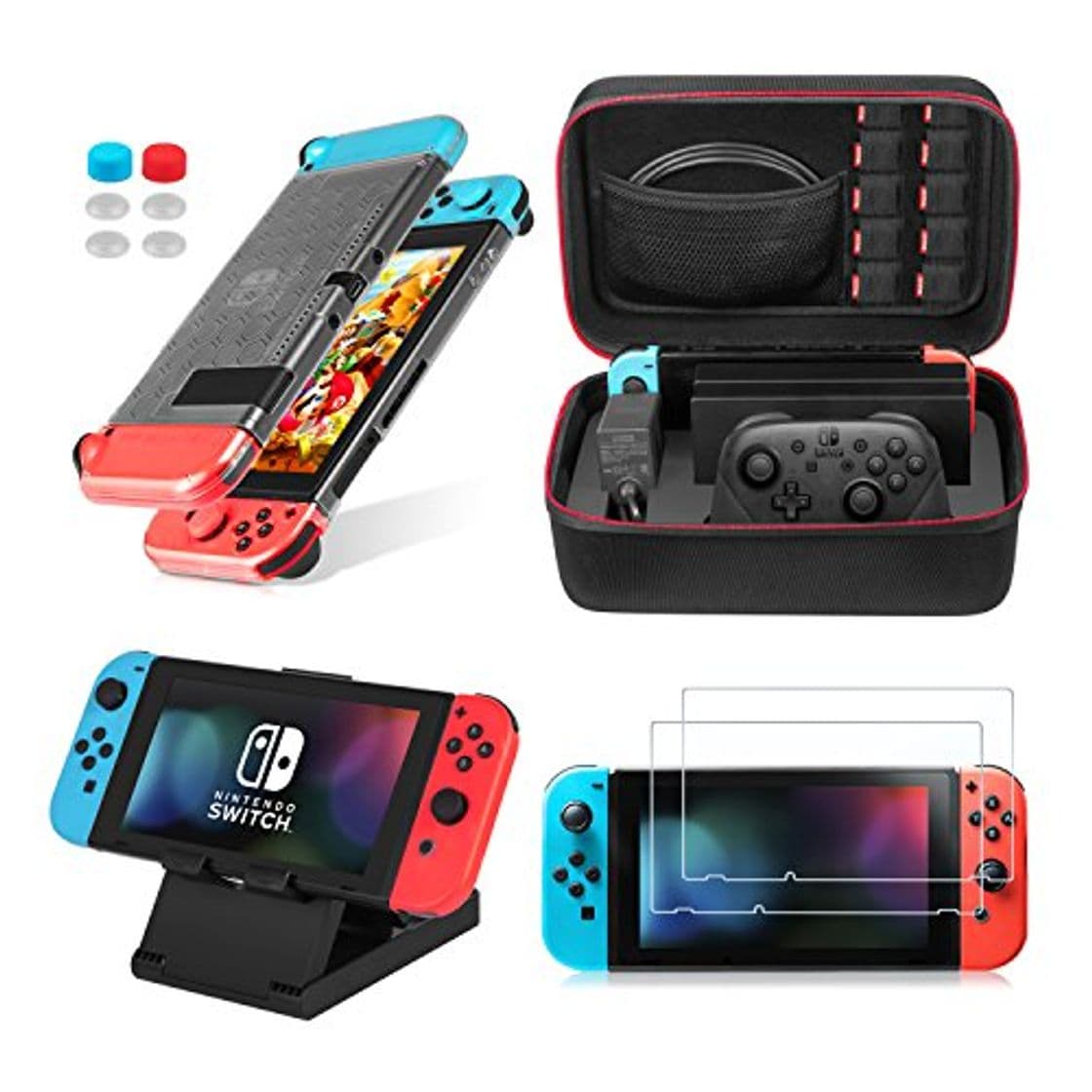 Product Keten kit de accesorios 13 en 1 para Nintendo Switch, incluye una