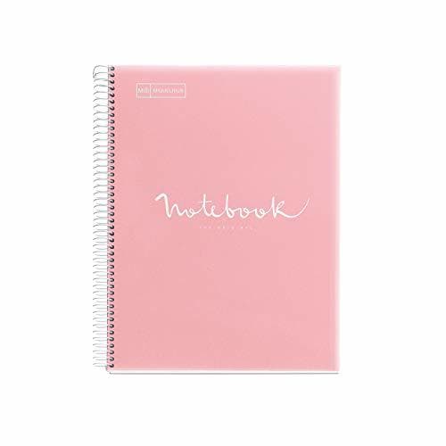 Product Miquelrius Cuaderno A4 Emotions Rosa 80 hojas Cuadrícula