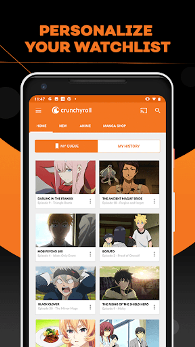 Moda ‎Crunchyroll on the App Store