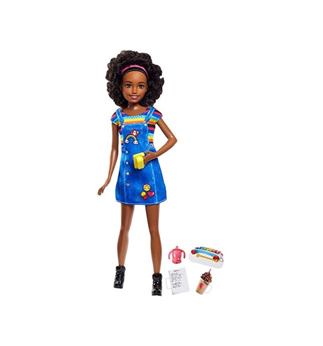 Producto Barbie - Muñeca afroamericana, quiero ser niñera -