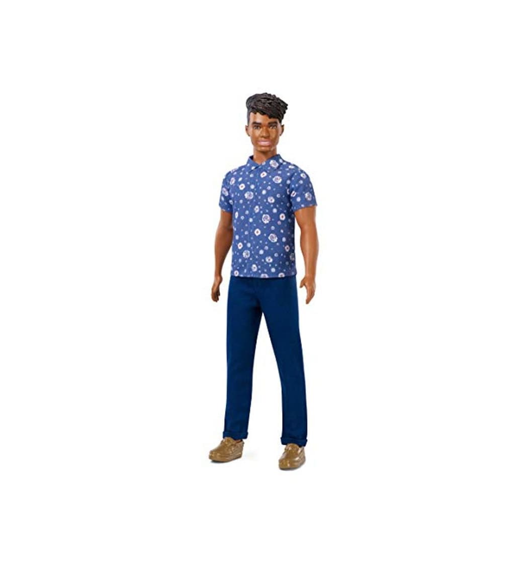 Producto Barbie Fashionista - Muñeco Ken moreno con outfit azul