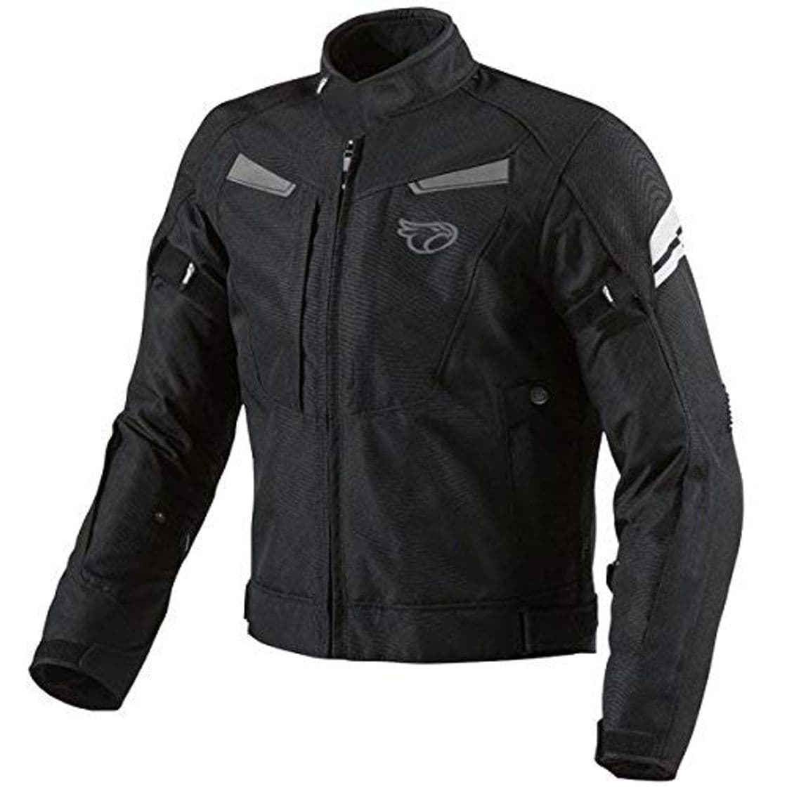 Producto Chaqueta Jet Motorcylce Motorbike multi-funcional, negro, hombre mujer, negro, L