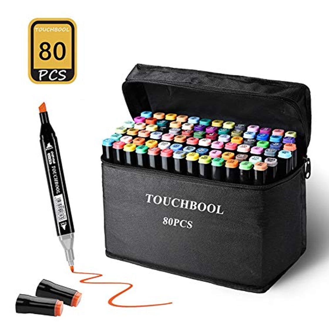 Producto 40 Colores Marker Pen Set Dibujo Rotulador Animación Boceto Marcadores Set con