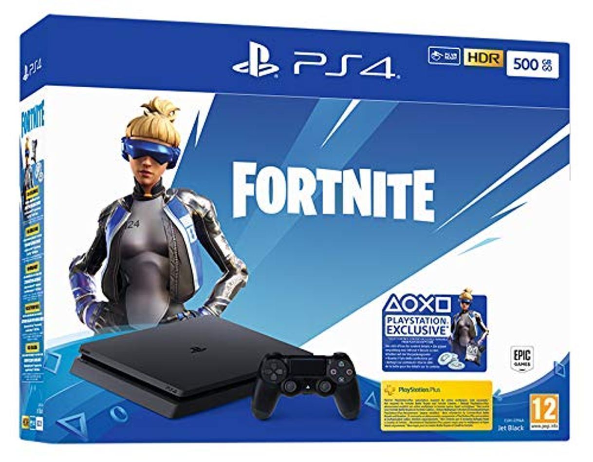 Electronic Sony - Consola PS4 Slim 500GB Black Fornite VCH(2019)