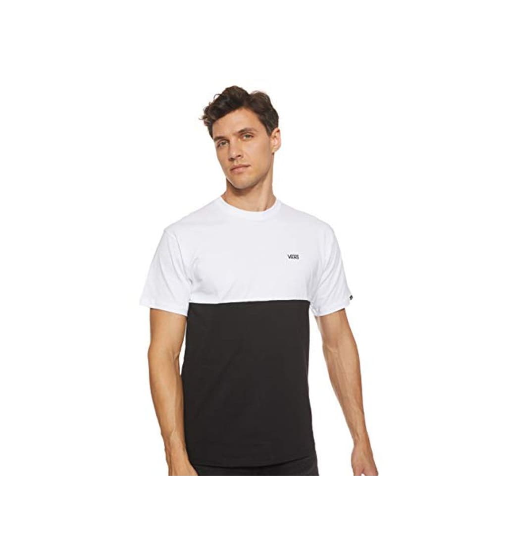 Fashion Vans Colorblock tee - Camiseta para Hombre , Blanco