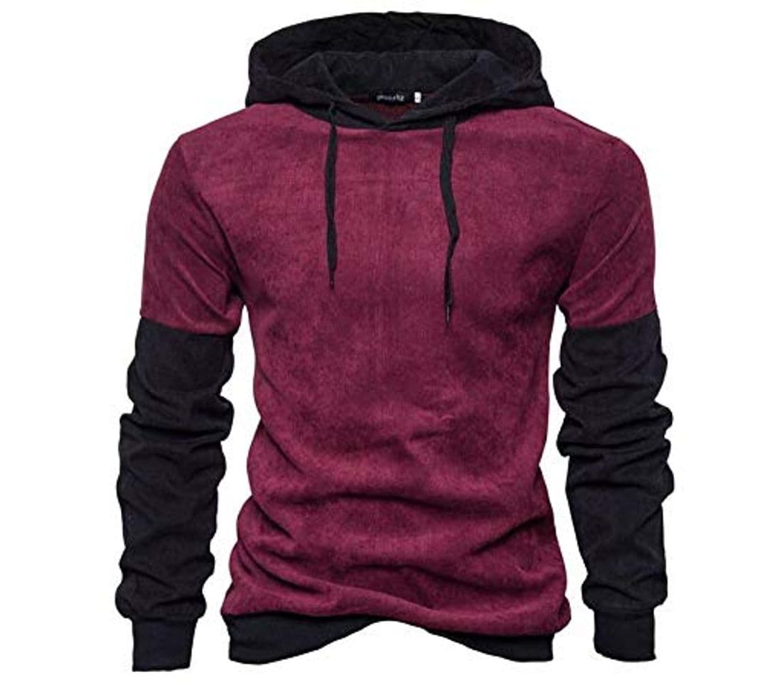 Fashion WYPAN Sudaderas con Capucha de Manga Larga con Capucha para Hombre de