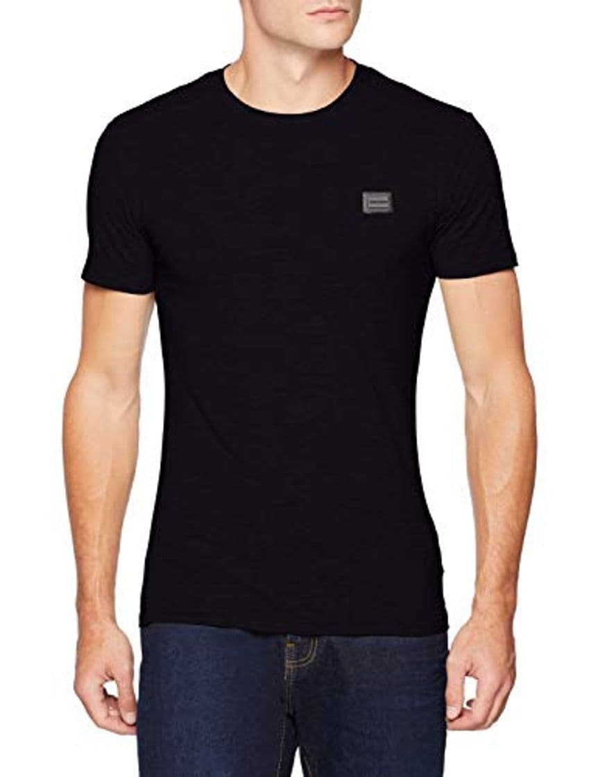 Fashion Antony Morato T Shirt Sport Slim Girocollo con Placchetta Camiseta de Tirantes,