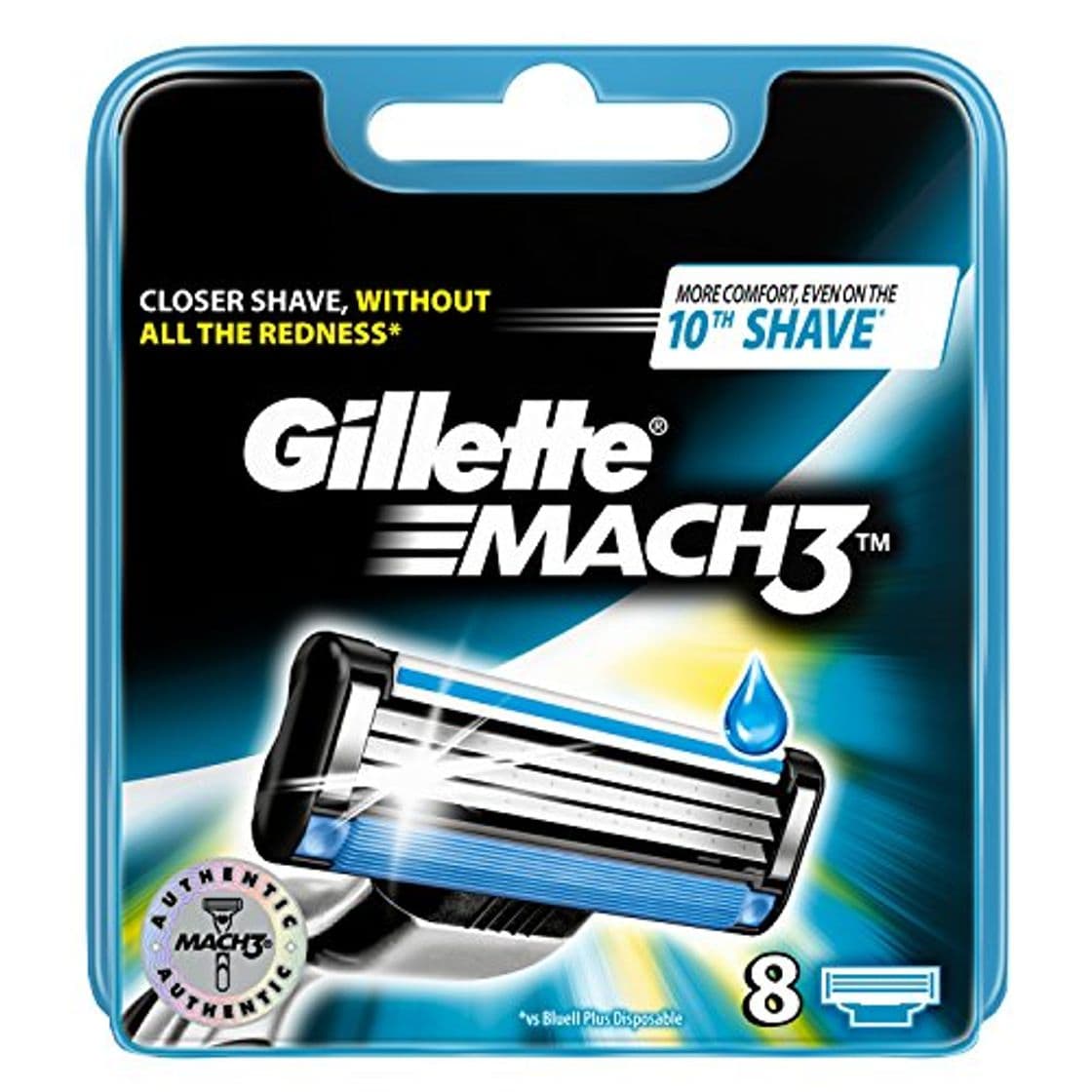 Product Gillette Mach 3 - Cuchillas de recambio para maquinilla de afeitar