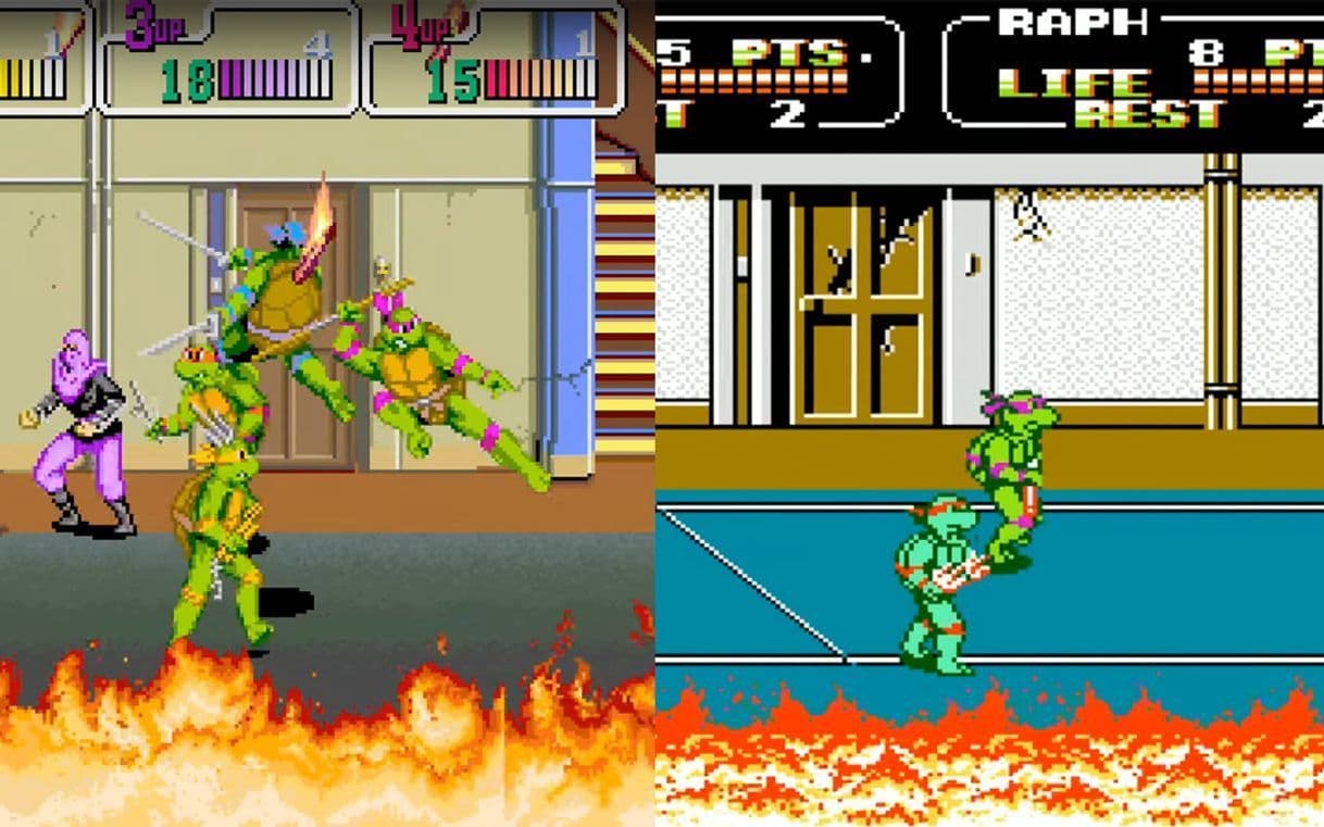 Videogames Teenage Mutant Ninja Turtles II: The Arcade Game