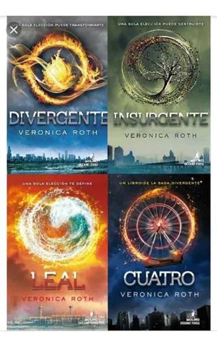 Libro La saga completa de divergente📖🤓