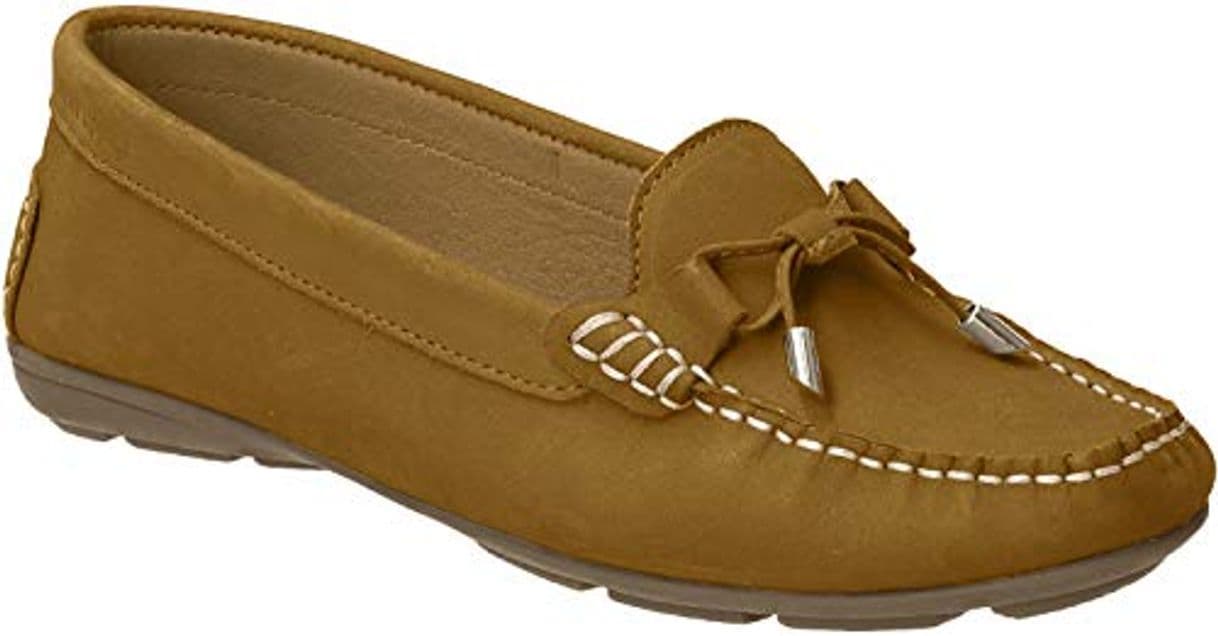 Moda Hush Puppies Maggie, Mocasines para Mujer, Brown