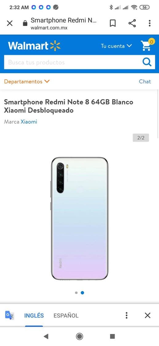 Electrónica Xiaomi Redmi 8 Teléfono 4GB RAM