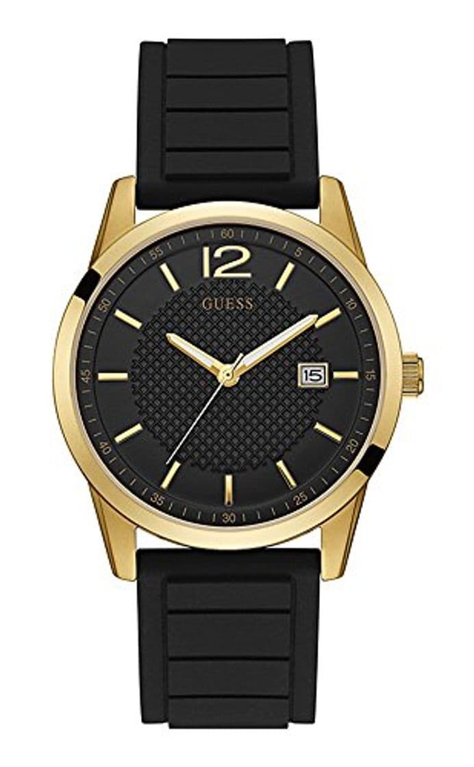 Moda Guess Reloj Analogico para Hombre de Cuarzo con Correa en Silicona W0991G2