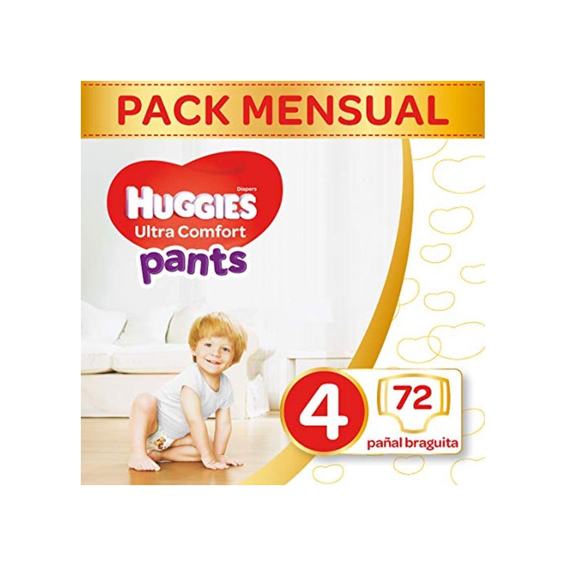 Beauty Huggies Ultra Comfort Pañal Braguita Talla 4