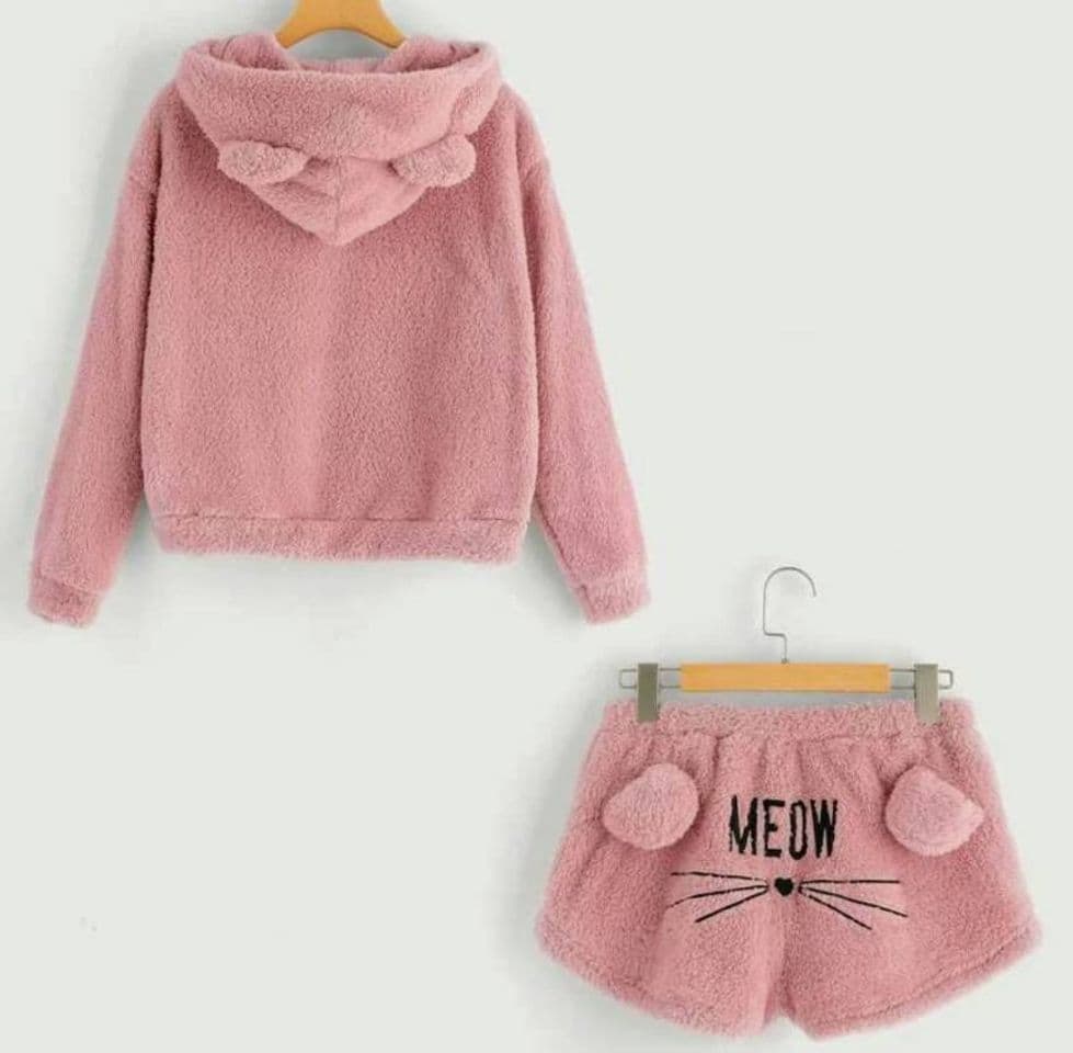 Moda Sudadera Teddy Con Shorts 