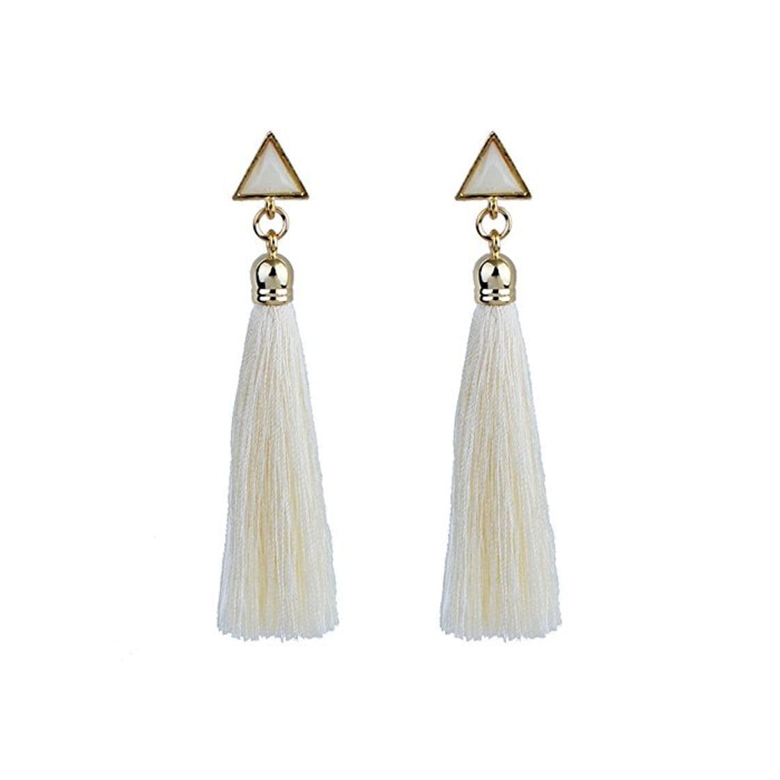 Producto Pendientes Borla Flecos Bohemio, Holacha Pendientes Largos de Cuerda aretes colgantes étnica