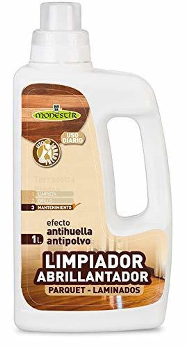 Product MONESTIR Limpiador Abrillantador para Parquet y Laminados 1L