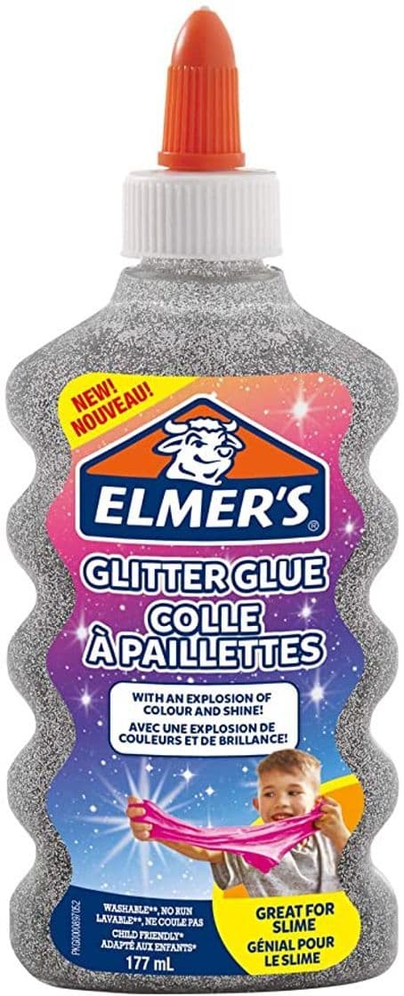 Producto Elmer's pegamento con purpurina morado