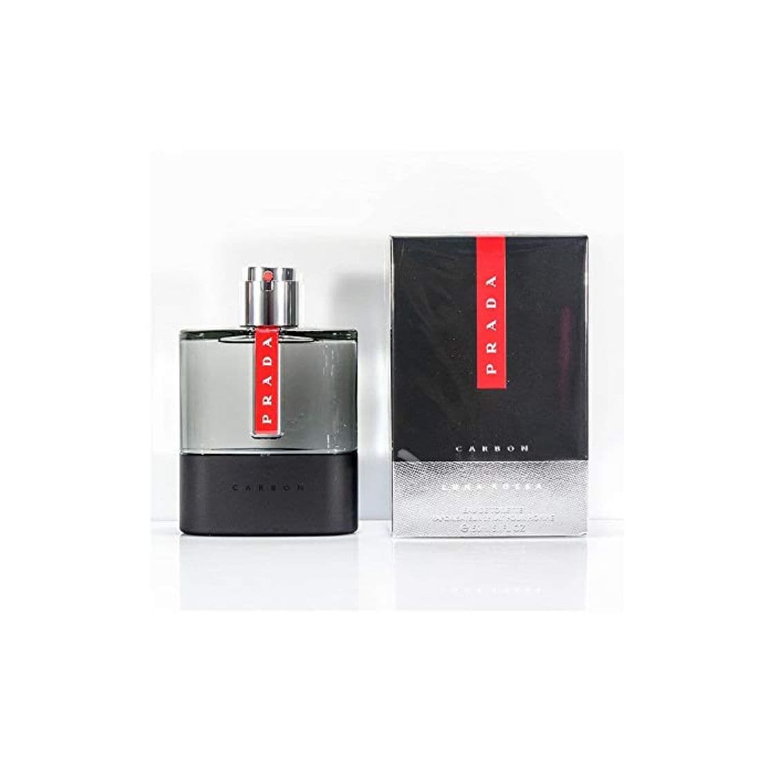 Beauty Prada Luna Rossa Carbon Eau de Toilette Spray para Hombres- 150 ml