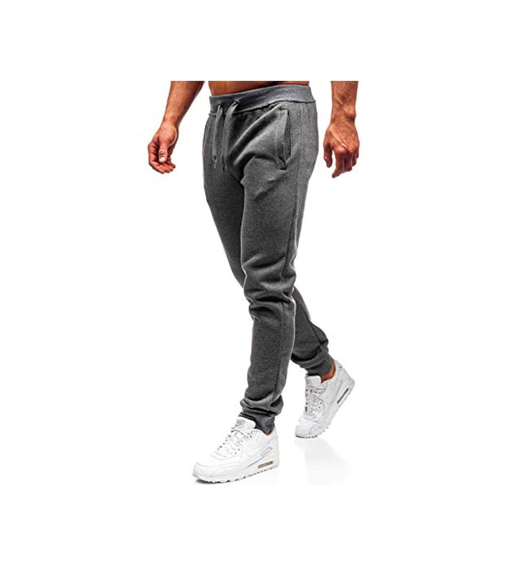 Fashion BOLF Hombre Pantalón De Chándal Jogger Pantalones Deportivos Estilo Deportivo J