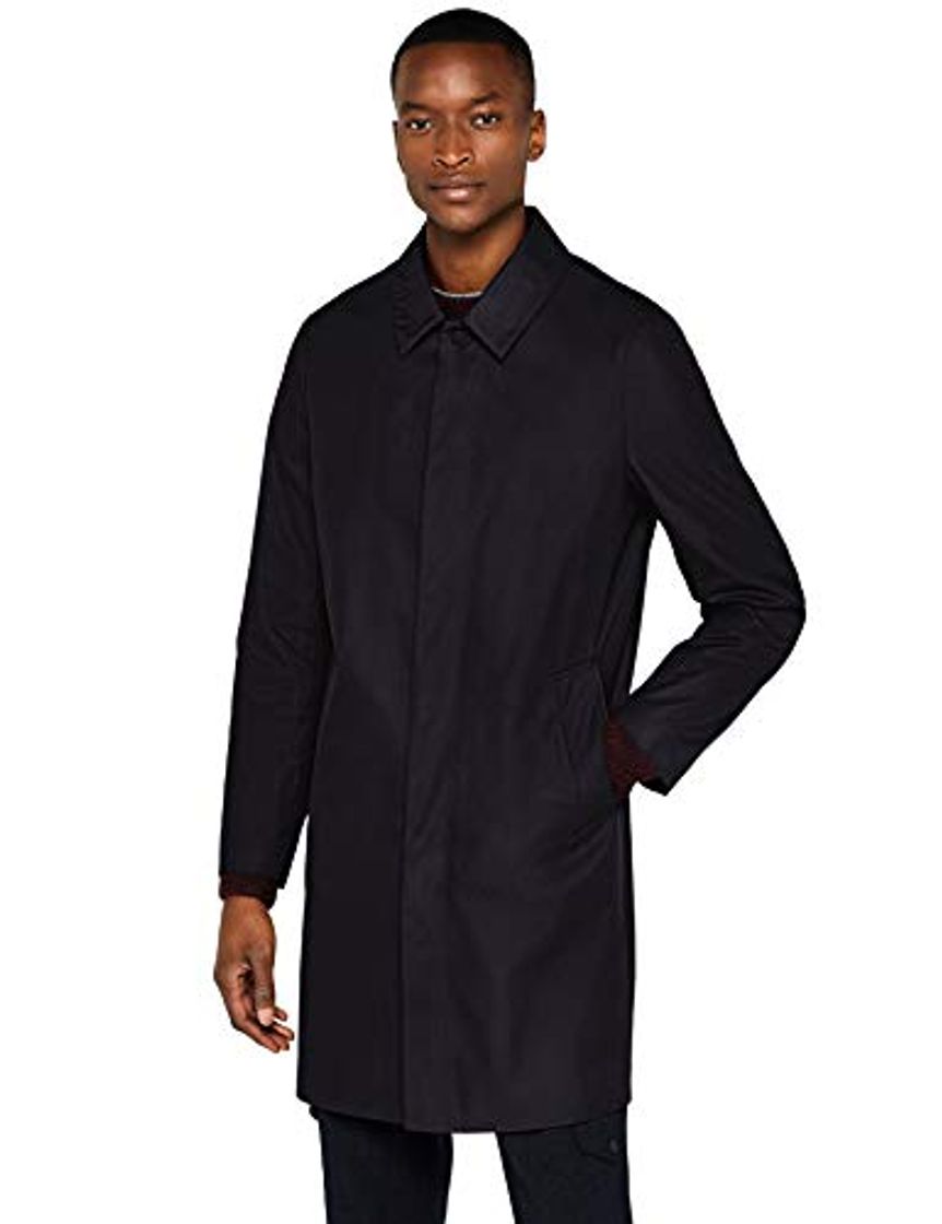 Fashion find. Smart Long Length Mac Chaqueta, Negro