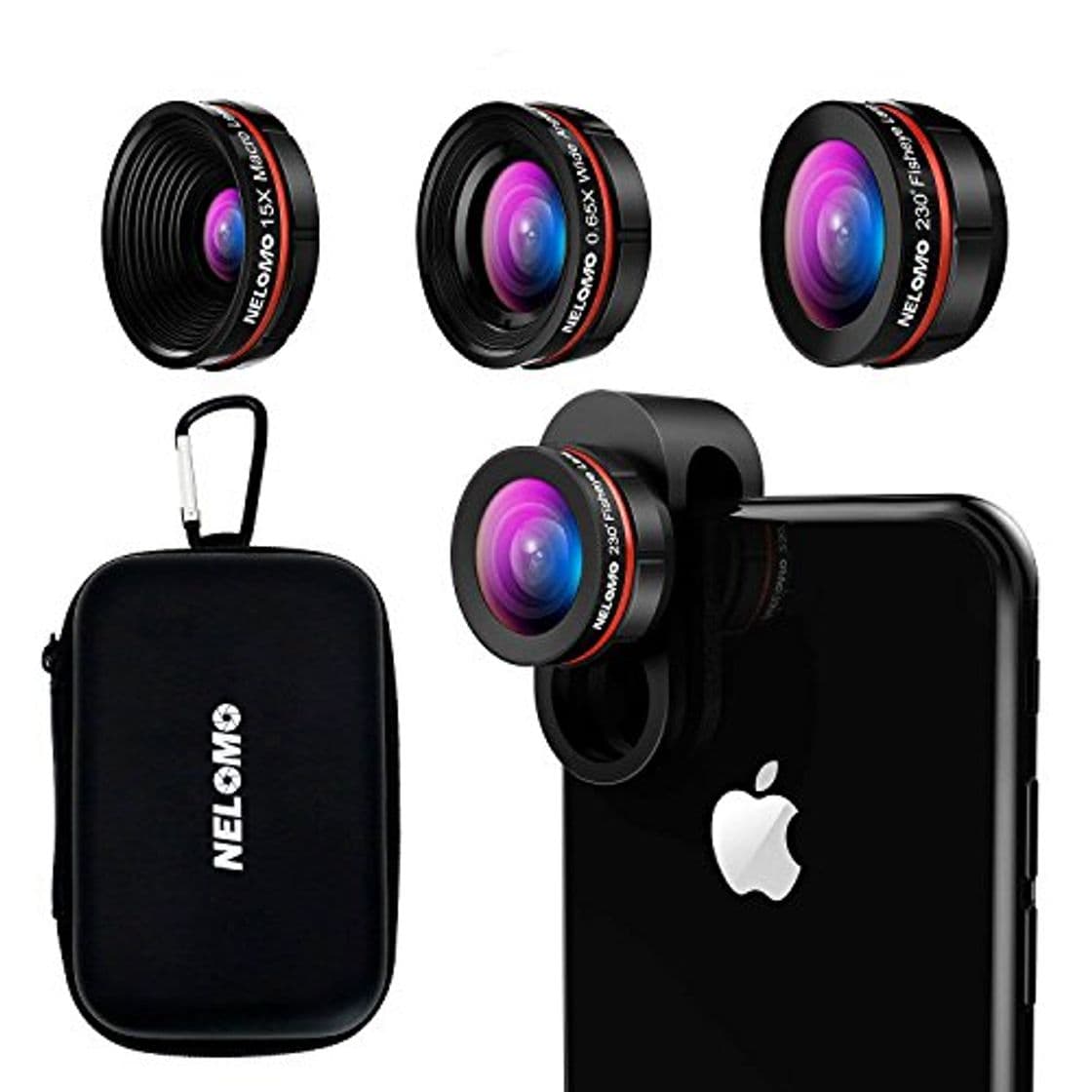 Electronic Kit de lentes para smartphone HD - Kit de lentes para iPhone