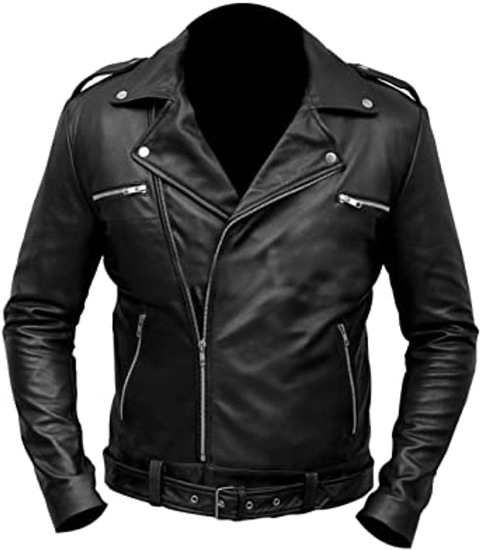 Fashion Chaqueta de cuero “Negan”