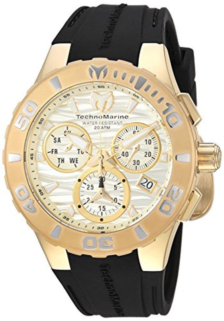 Producto Technomarine 'Cruise' Reloj Casual de Cuarzo para Hombre, Acero Inoxidable y Silicona,