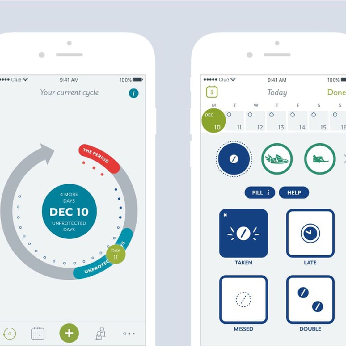 App Clue Period & Cycle Tracker