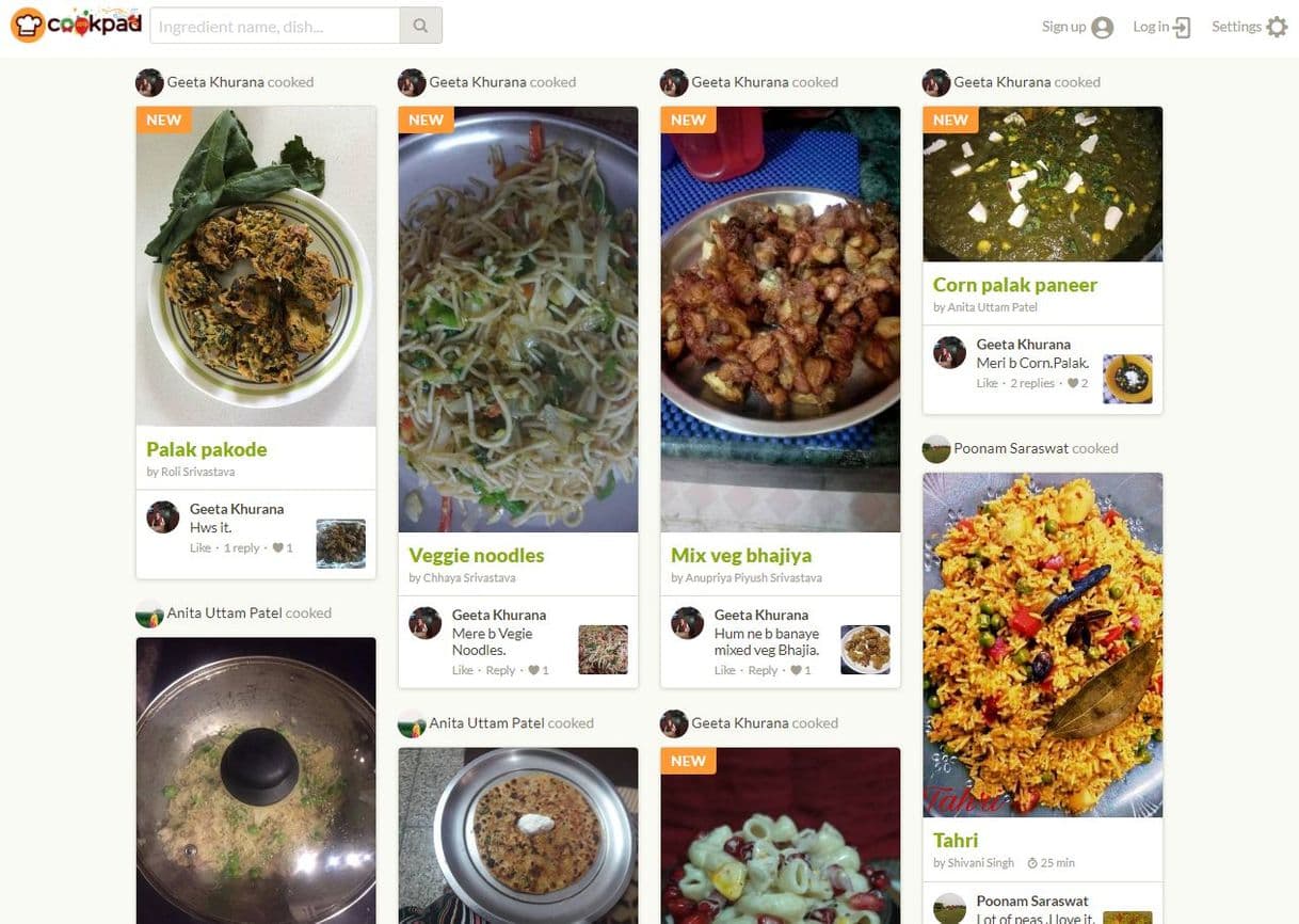 App Cookpad - Recipe Sharing