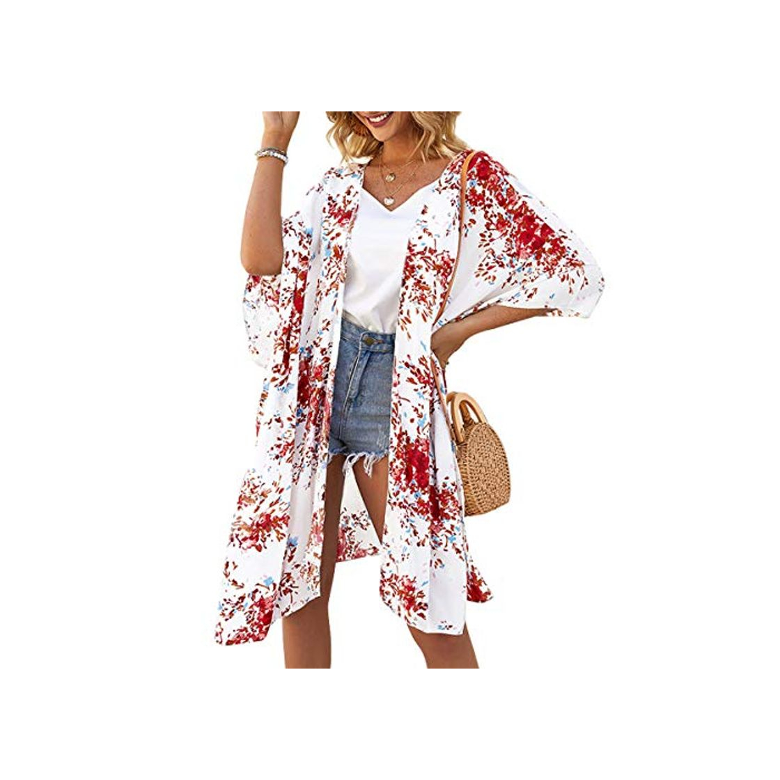 Fashion Kimono largo floral o estampado