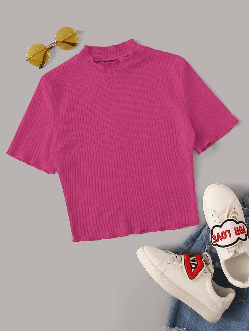 Fashion Blusa rosa Shein 