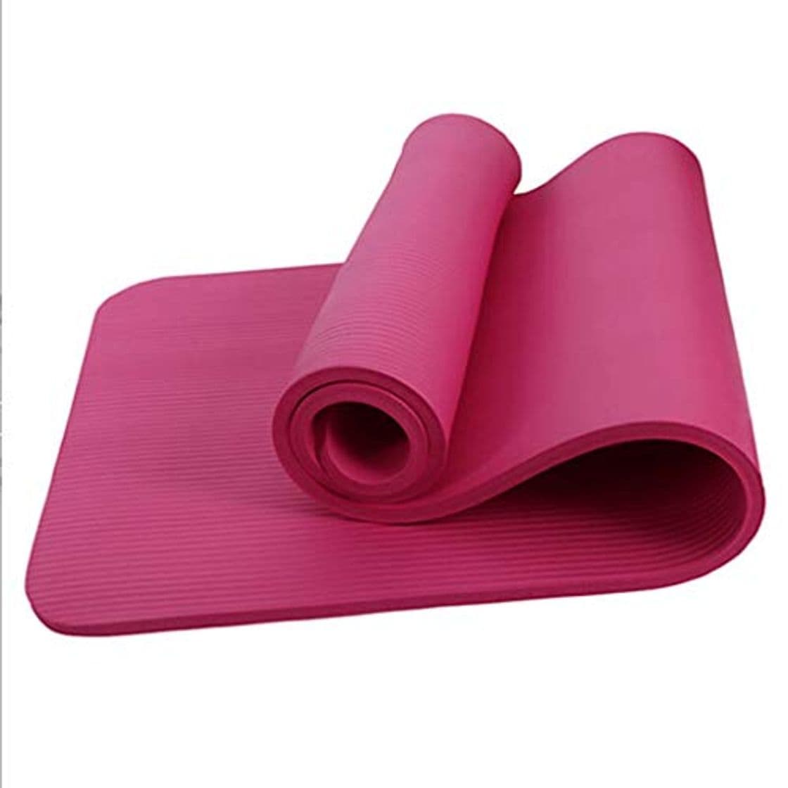 Producto Colchonetas de yoga for principiantes NBR Hombres y mujeres Colchoneta de ejercicios for el hogar Espesamiento ensanchado Almohadilla deportiva antideslizante Meditación de Pilates Colchoneta for ejer