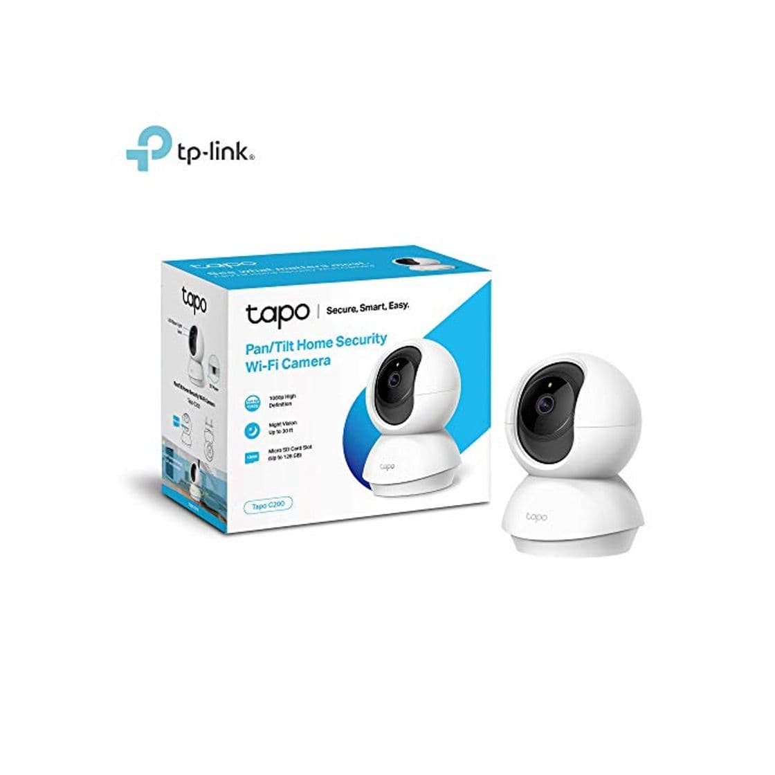 Product TP-Link - Cámara IP WiFi y webcam, admite tarjeta SD de hasta