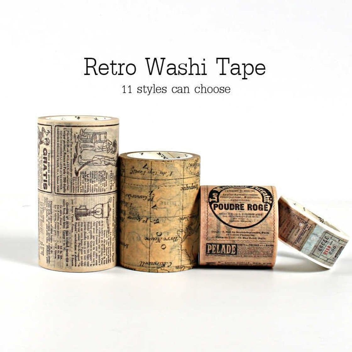 Producto Retro Washi Tape set Vintage Decoration Scrapbooking Masking ...