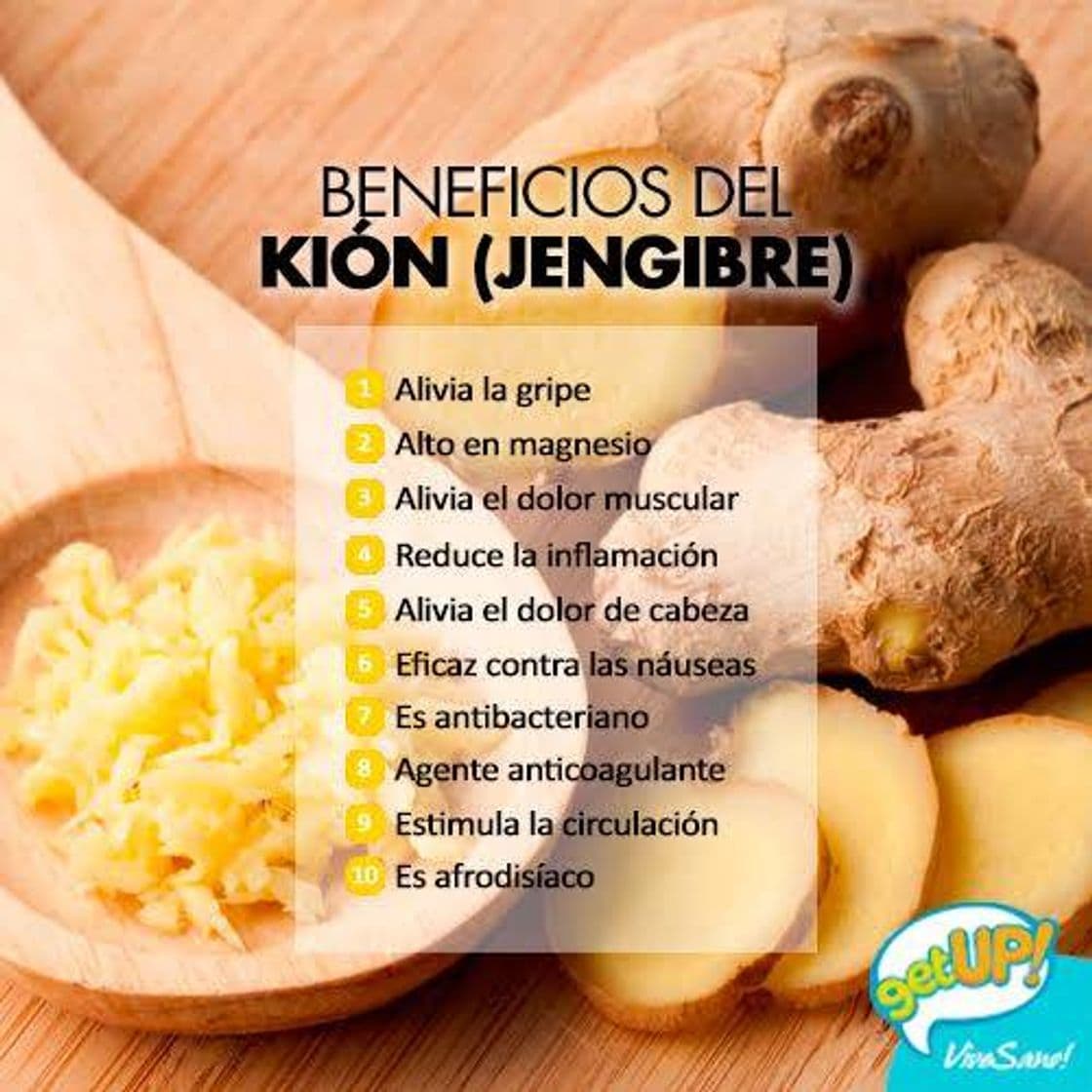 Moda Beneficios del Jengibre o Kion