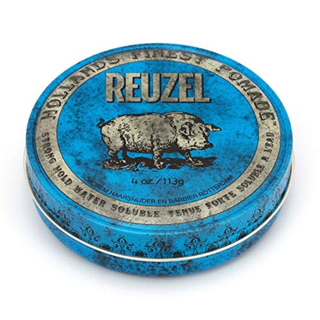 Beauty Pomada Reuzel azul sujeción fuerte y alto brillo