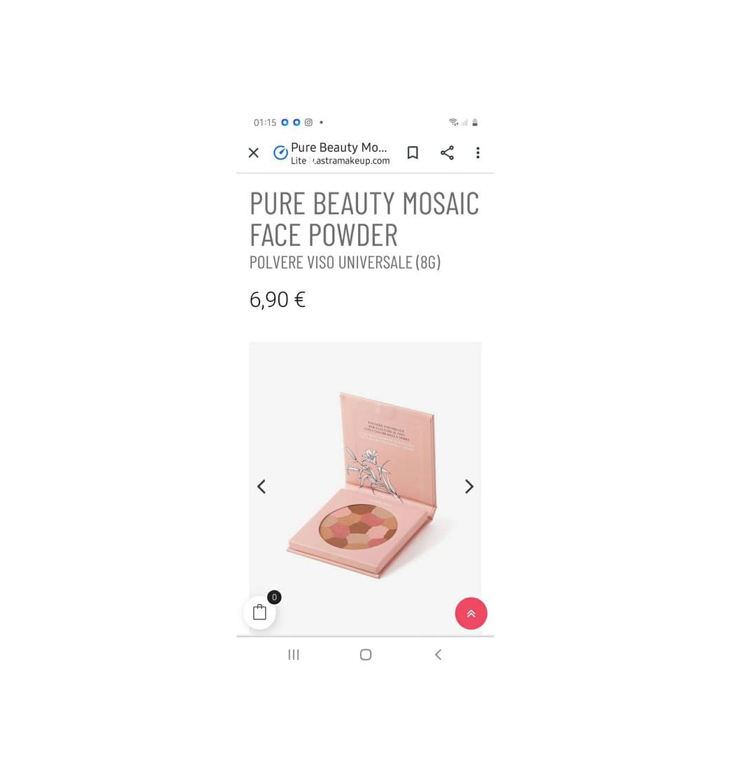 Producto Pure Beauty Mosaic Face Powder