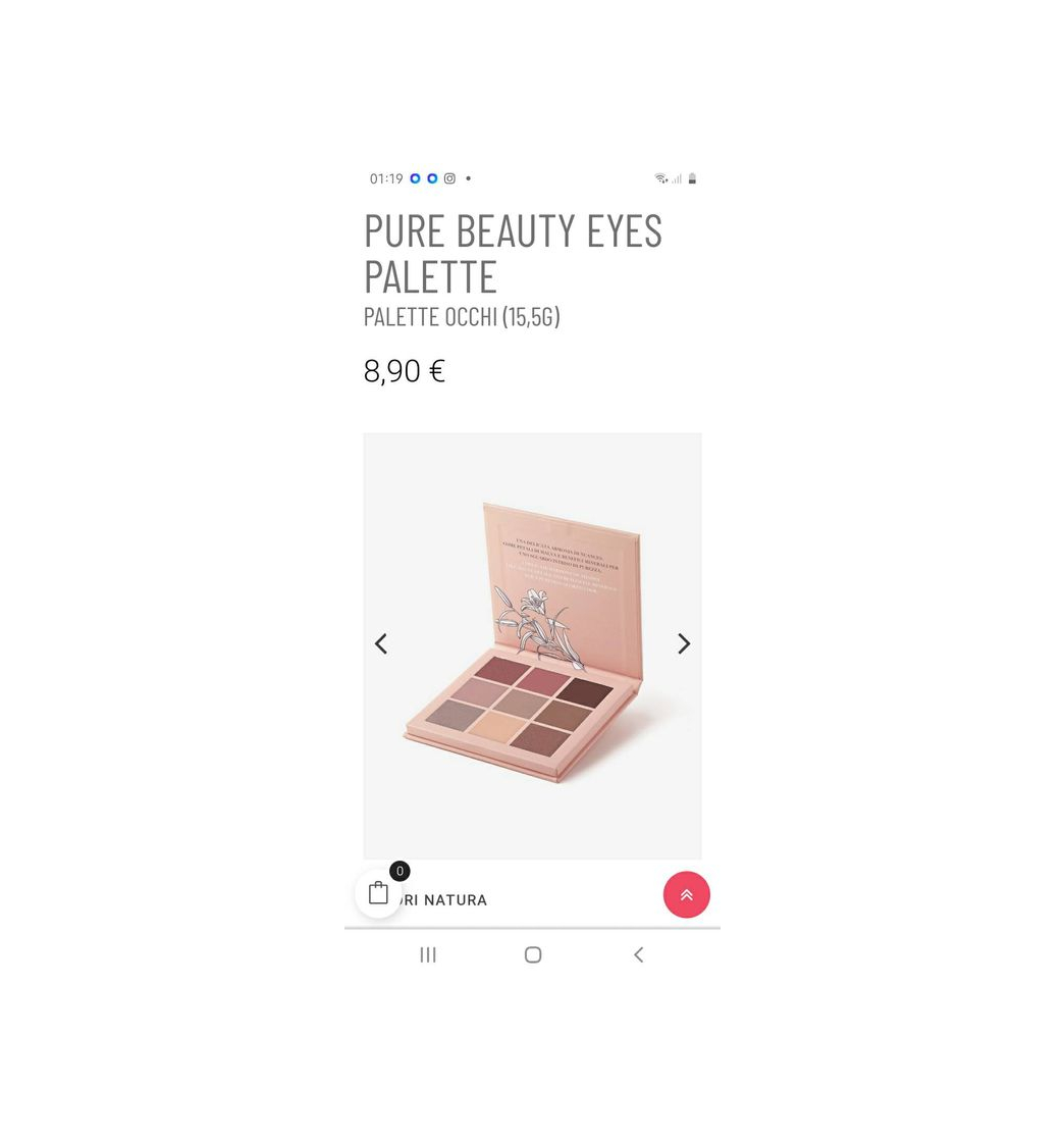 Producto Pure Beauty Eyes Palette